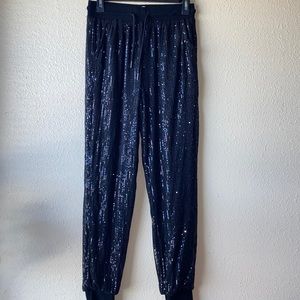 Altar’s State Black Jogger Sequin Pants